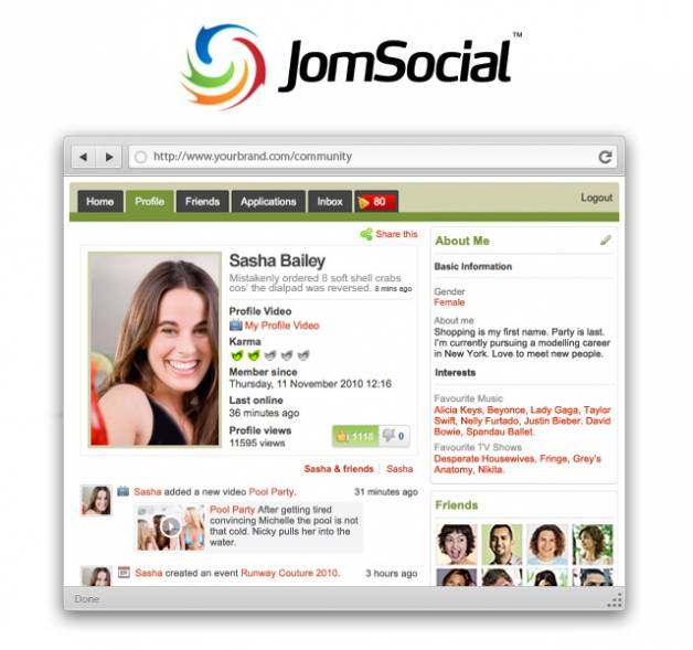 Jomsocial - estensione per creare un social network Joomla!