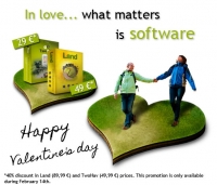 Compegps e Twonav vi augurano buon San Valentino! sconto del 40% sui loro software solo per oggi!