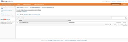Condivisione Account Analytics Account Analytics-p