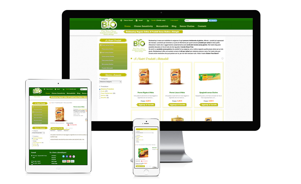 Bioideashop – Il negozio Online di prodotti senza Glutine