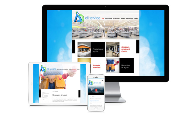 Realizzazione sito Web Allservice SRL